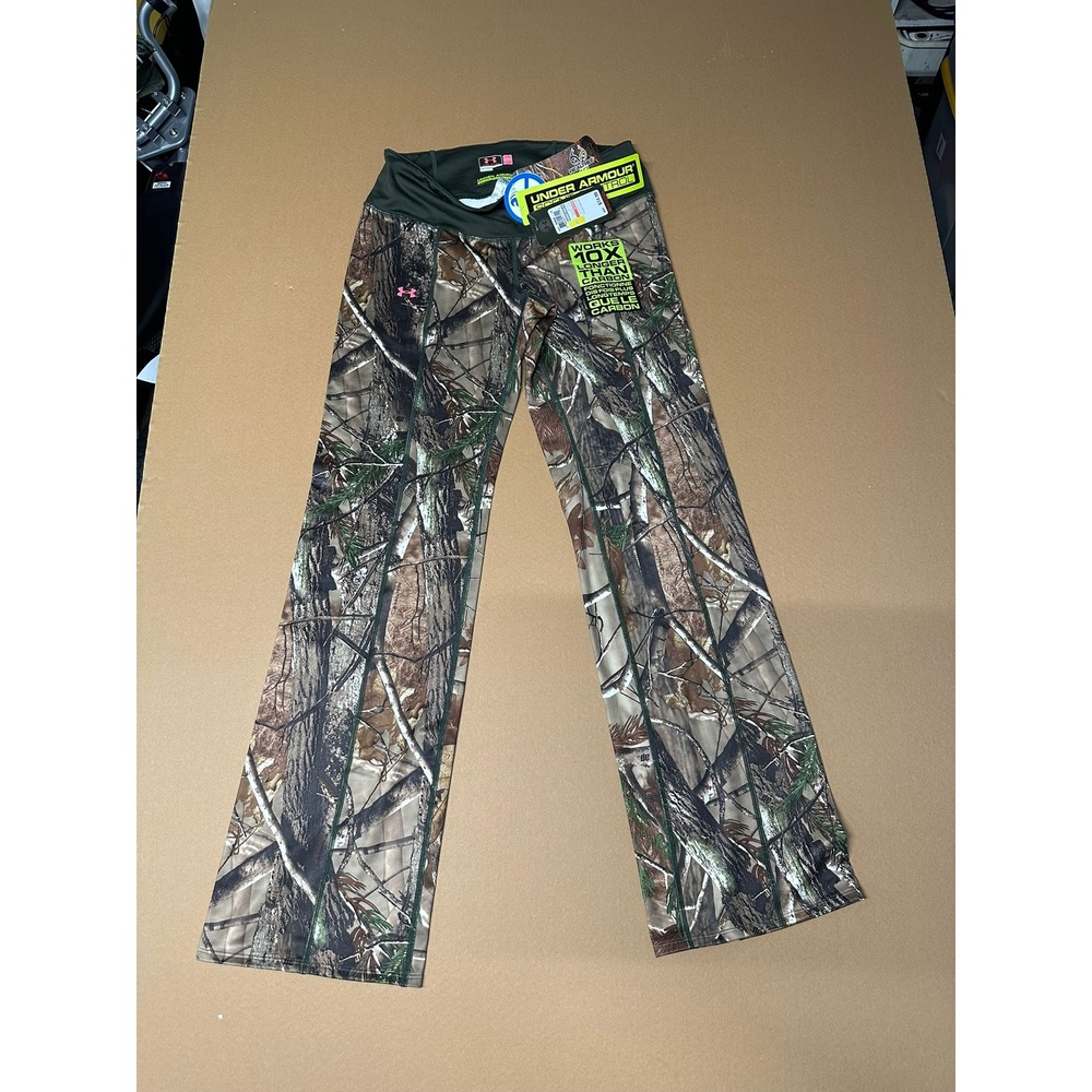 Under Armour Hunting Pants Womens Medium Camo NEW Scent Control 1230918 - Picture 1 of 11